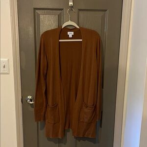 Old Navy Rust Open Front Cardigan